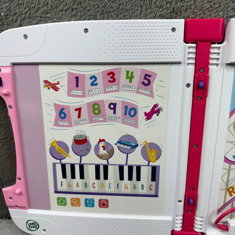 LeapFrog LeapStart Interactive Learning‎ System Pink Purple Kids Educational Toy